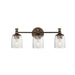 Myhouse Lighting Maxim - 21353CRANB - Three Light Bath Vanity - Swirl - Antique Bronze