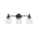 Myhouse Lighting Maxim - 21353CRBK - Three Light Bath Vanity - Swirl - Black