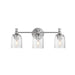 Myhouse Lighting Maxim - 21353CRSN - Three Light Bath Vanity - Swirl - Satin Nickel