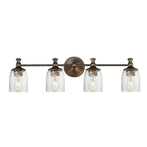 Myhouse Lighting Maxim - 21354CRANB - Four Light Bath Vanity - Swirl - Antique Bronze