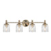 Myhouse Lighting Maxim - 21354CRSCH - Four Light Bath Vanity - Swirl - Satin Champagne