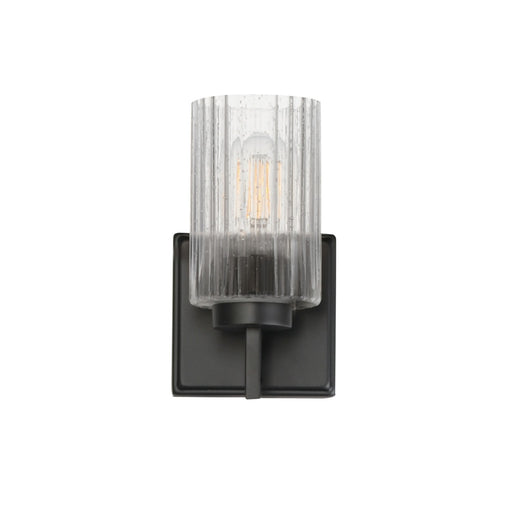 Myhouse Lighting Maxim - 21371CRBK - One Light Wall Sconce - Rigata - Black