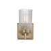 Myhouse Lighting Maxim - 21371CRSCH - One Light Wall Sconce - Rigata - Satin Champagne