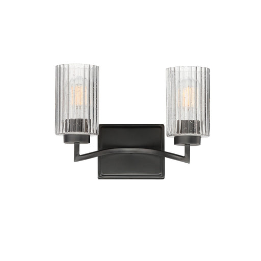 Myhouse Lighting Maxim - 21372CRBK - Two Light Wall Sconce - Rigata - Black