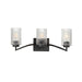 Myhouse Lighting Maxim - 21373CRBK - Three Light Bath Vanity - Rigata - Black