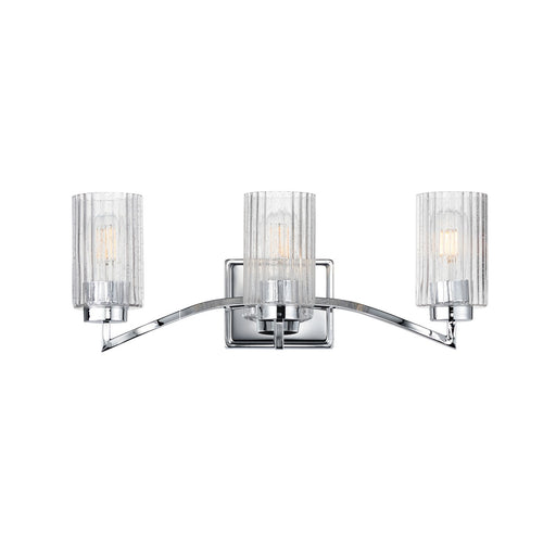 Myhouse Lighting Maxim - 21373CRPN - Three Light Bath Vanity - Rigata - Polished Nickel