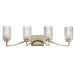 Myhouse Lighting Maxim - 21374CRSCH - Four Light Bath Vanity - Rigata - Satin Champagne