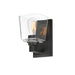 Myhouse Lighting Maxim - 21381CLBK - One Light Wall Sconce - Cubos - Black