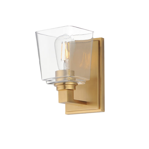 Myhouse Lighting Maxim - 21381CLNAB - One Light Wall Sconce - Cubos - Natural Aged Brass