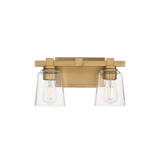 Myhouse Lighting Maxim - 21382CLNAB - Two Light Wall Sconce - Cubos - Natural Aged Brass