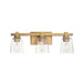 Myhouse Lighting Maxim - 21383CLNAB - Three Light Bath Vanity - Cubos - Natural Aged Brass