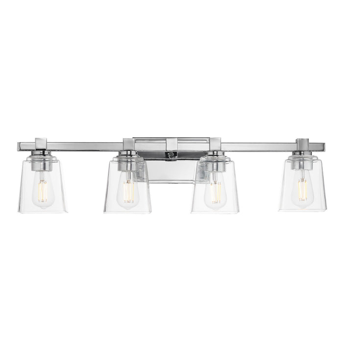 Myhouse Lighting Maxim - 21384CLPC - Four Light Bath Vanity - Cubos - Polished Chrome