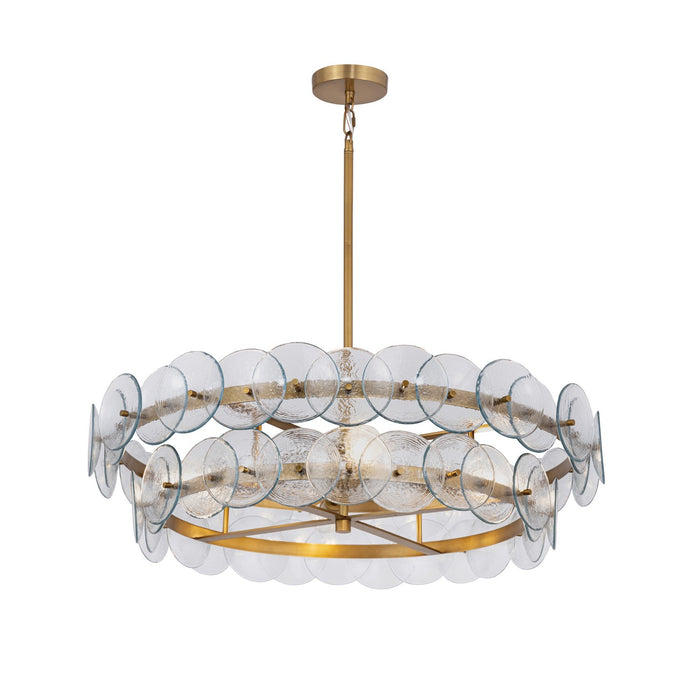 Myhouse Lighting Maxim - 21823TCWBR - Four Light Chandelier - Loren - Weathered Brass