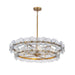 Myhouse Lighting Maxim - 21823TCWBR - Four Light Chandelier - Loren - Weathered Brass