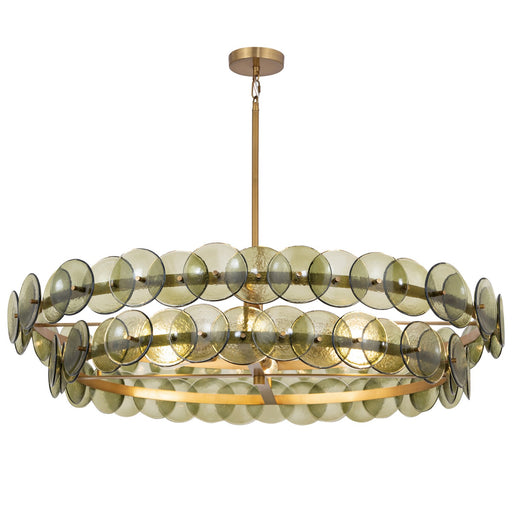 Myhouse Lighting Maxim - 21824GNWBR - Six Light Chandelier - Loren - Weathered Brass