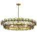 Myhouse Lighting Maxim - 21824GNWBR - Six Light Chandelier - Loren - Weathered Brass