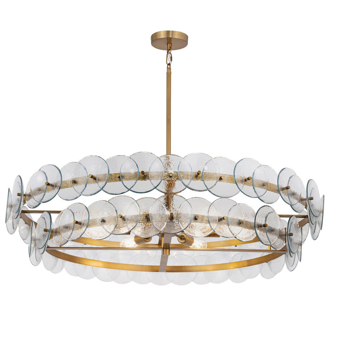 Myhouse Lighting Maxim - 21824TCWBR - Six Light Chandelier - Loren - Weathered Brass