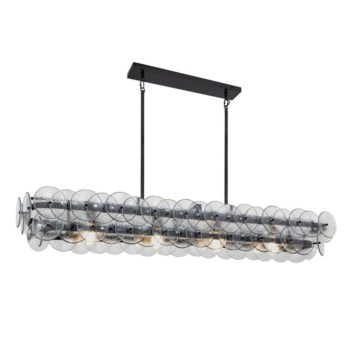 Myhouse Lighting Maxim - 21826TCGM - Four Light Linear Chandelier - Loren - Gunmetal