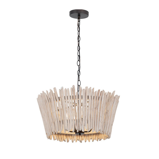 Myhouse Lighting Maxim - 22424WWTBZ - Four Light Chandelier - Baywood - Textured Bronze