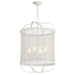 Myhouse Lighting Maxim - 22474WWT - Four Light Pendant - Cestino - Weathered White