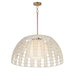 Myhouse Lighting Maxim - 22482SWGLD - One Light Pendant - Macrame - Gold