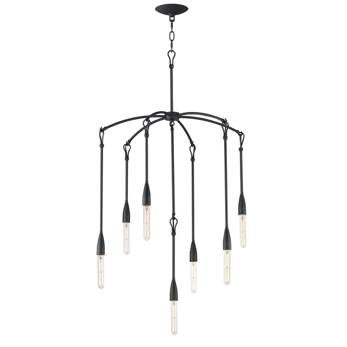 Myhouse Lighting Maxim - 27718AR - Seven Light Chandelier - Pioneer - Anthracite