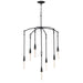 Myhouse Lighting Maxim - 27718AR - Seven Light Chandelier - Pioneer - Anthracite