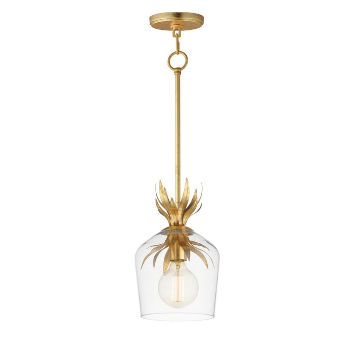 Myhouse Lighting Maxim - 2871GL - One Light Pendant - Paloma - Gold Leaf