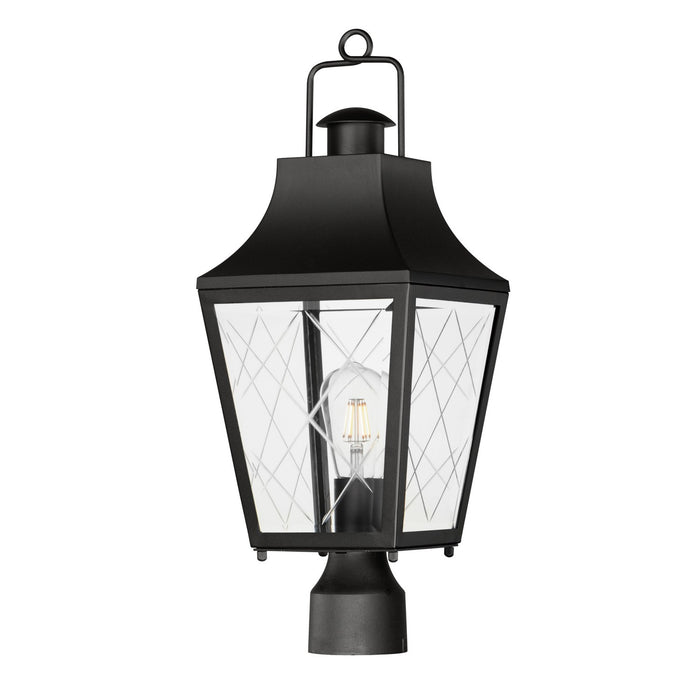 Myhouse Lighting Maxim - 30360CLBK - One Light Outdoor Post Mount - Storybook - Black