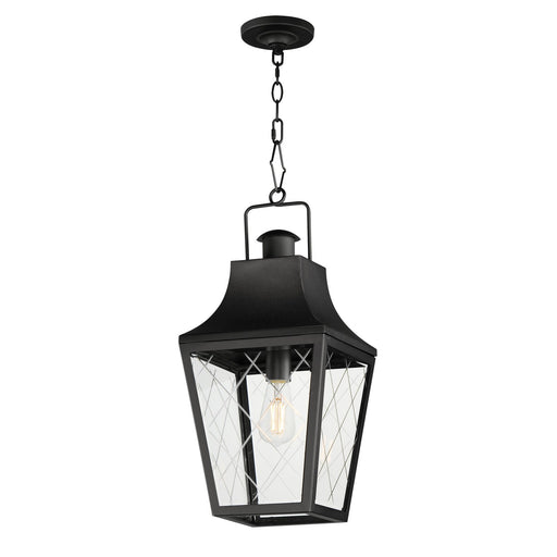 Myhouse Lighting Maxim - 30369CLBK - One Light Outdoor Pendant - Storybook - Black