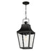 Myhouse Lighting Maxim - 30369CLBK - One Light Outdoor Pendant - Storybook - Black