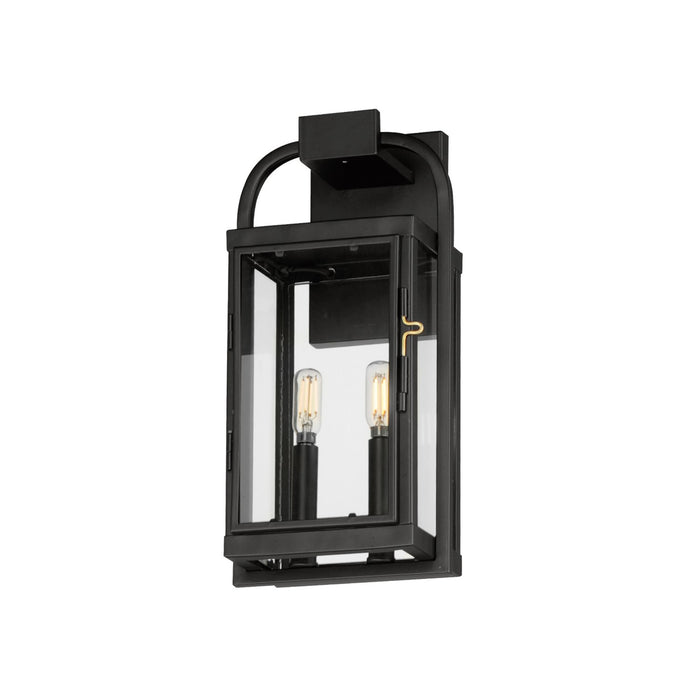 Myhouse Lighting Maxim - 30802CLBK - Two Light Outdoor Wall Sconce - Bonham - Black