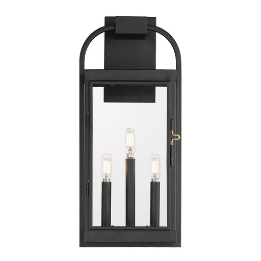 Myhouse Lighting Maxim - 30804CLBK - Three Light Outdoor Wall Sconce - Bonham - Black