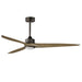 Myhouse Lighting Maxim - 88834CHL - 80"Ceiling Fan - Woodwind - Charcoal Bronze