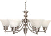 Myhouse Lighting Nuvo Lighting - 60-356 - Six Light Chandelier - Empire - Brushed Nickel