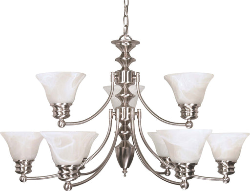 Myhouse Lighting Nuvo Lighting - 60-360 - Nine Light Chandelier - Empire - Brushed Nickel