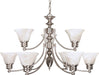 Myhouse Lighting Nuvo Lighting - 60-360 - Nine Light Chandelier - Empire - Brushed Nickel