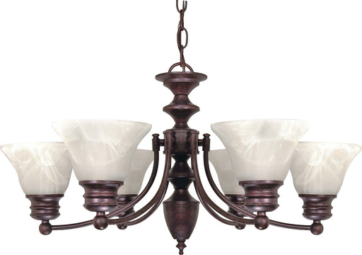 Myhouse Lighting Nuvo Lighting - 60-358 - Six Light Chandelier - Empire - Old Bronze