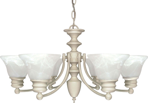 Myhouse Lighting Nuvo Lighting - 60-359 - Six Light Chandelier - Empire - Textured White