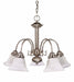 Myhouse Lighting Nuvo Lighting - 60-181 - Five Light Chandelier - Ballerina - Brushed Nickel