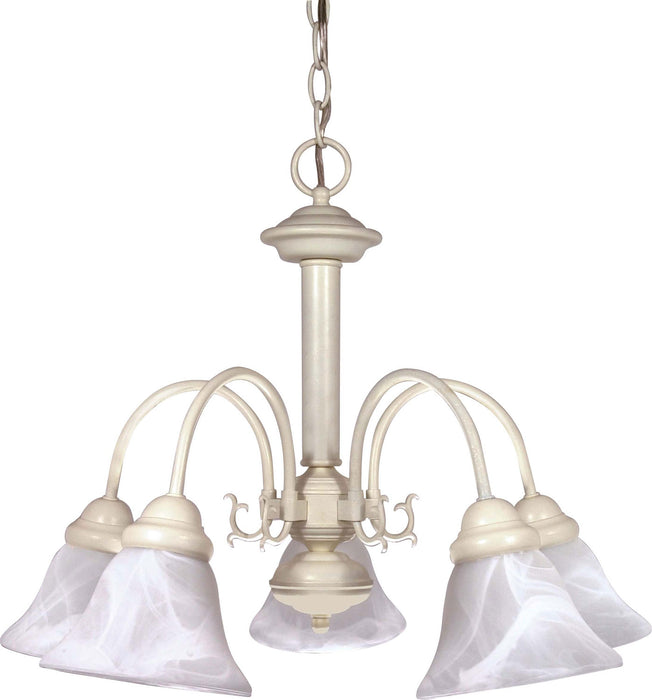 Myhouse Lighting Nuvo Lighting - 60-187 - Five Light Chandelier - Ballerina - Textured White