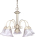 Myhouse Lighting Nuvo Lighting - 60-187 - Five Light Chandelier - Ballerina - Textured White