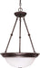 Myhouse Lighting Nuvo Lighting - 60-211 - Three Light Pendant - Alabaster Glass Old Bronze - Old Bronze