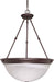 Myhouse Lighting Nuvo Lighting - 60-212 - Three Light Pendant - Alabaster Glass Old Bronze - Old Bronze