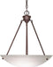 Myhouse Lighting Nuvo Lighting - 60-371 - Three Light Pendant - Pendants Old Bronze - Old Bronze