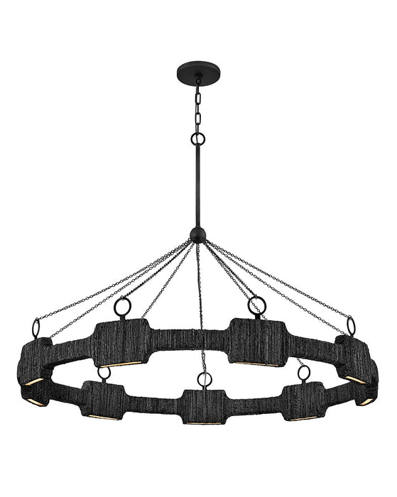 Myhouse Lighting Hinkley - 34108CBK - LED Chandelier - Raffi - Carbon Black