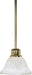 Myhouse Lighting Nuvo Lighting - 60-367 - One Light Mini Pendant - Empire - Polished Brass