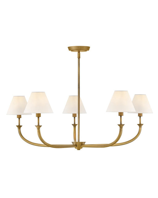 Myhouse Lighting Hinkley - 45165HB - LED Chandelier - Greta - Heritage Brass