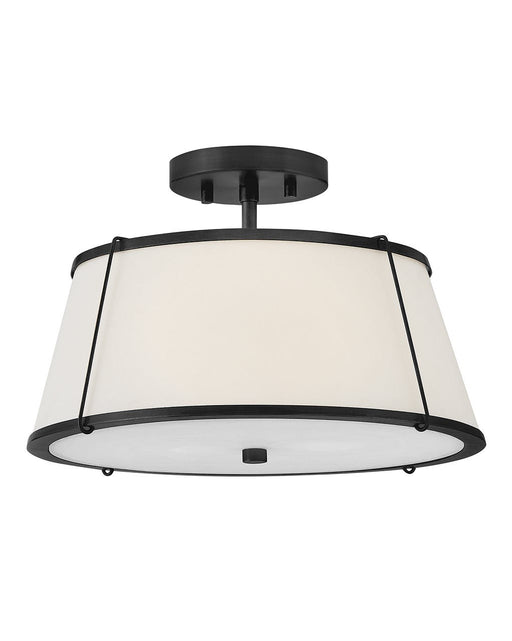 Myhouse Lighting Hinkley - 4893BK - LED Semi-Flush Mount - Clarke - Black