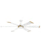 Myhouse Lighting Hinkley - 906964FMW-LDD - 64"Ceiling Fan - Andros - Matte White